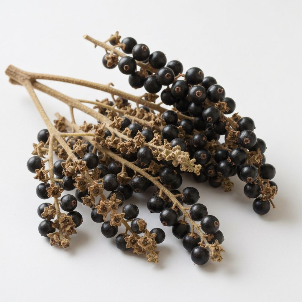 Ashwagandha plant with berries